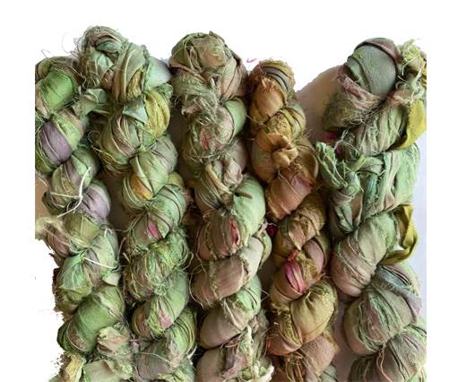 SARI SILK color number 59 mix light green