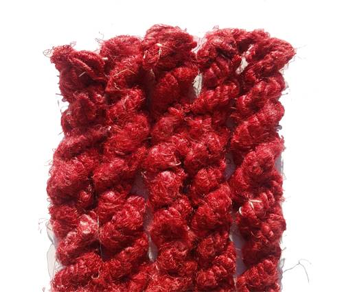 SARI SILK color number 69 pomegranate