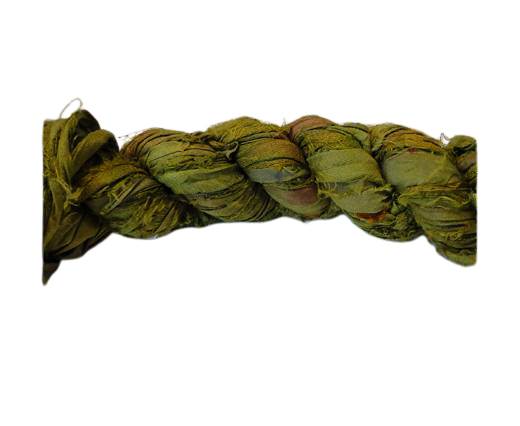 Sari Silk Ribbons-Nile Green
