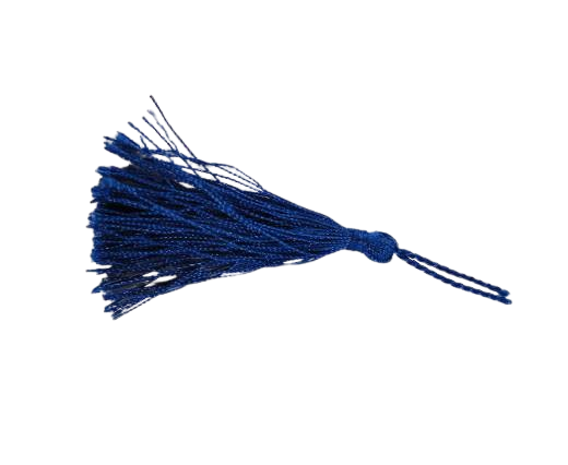 Satin Tussels-Blue