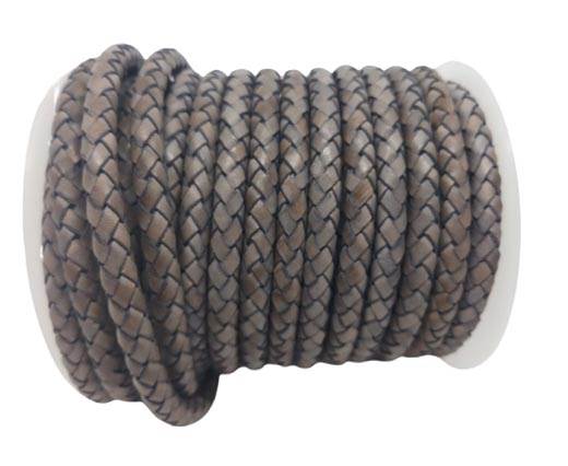 Round Braided Leather Cord SE-DB-D20 - 6mm