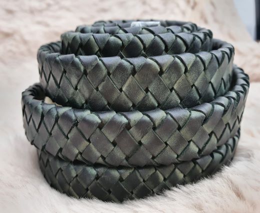 Oval Braided Leather Cord-15.5 by 4.5mm-se_pb_11