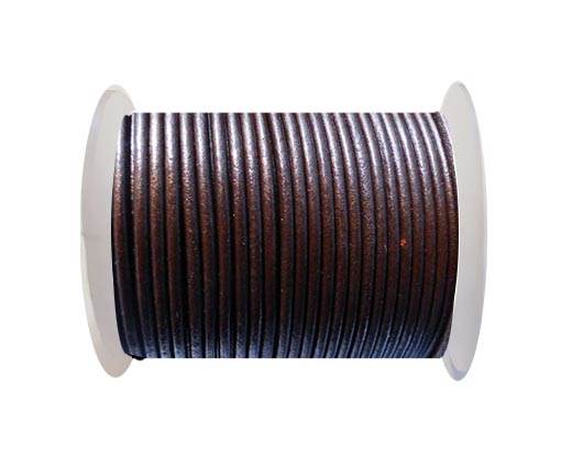 Round Leather Cord SE/R/Tamba - 2mm