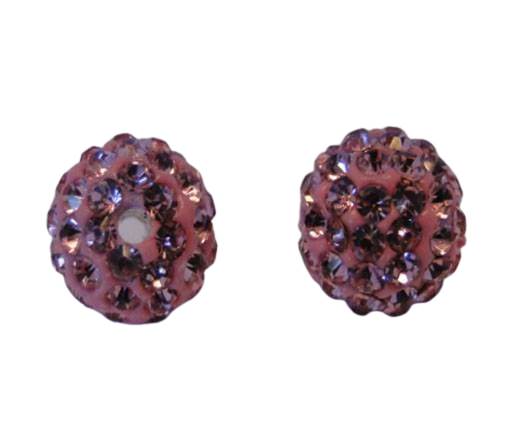 Shamballa-Bead-10mm-Light Rose