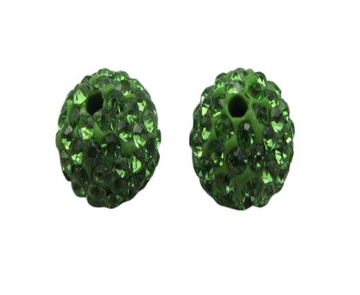 Shamballa-Bead-10mm-Peridot