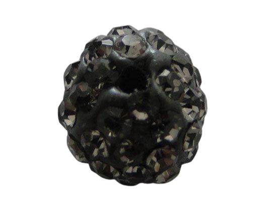 Shamballa-Bead-6mm-Black Diamond
