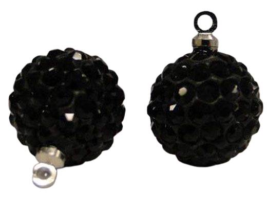 Shamballa-Crystal-Hanger-14mm-Jet