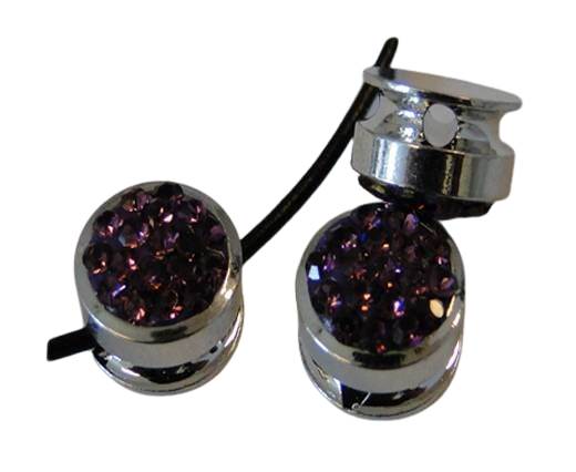 Shamballa-Flat-Round-10mm-Amethyst