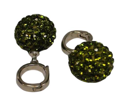 Shamballa-HC-10mm- Olivine