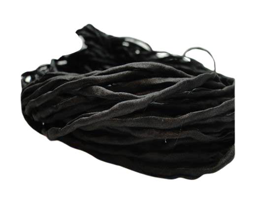 Silk Cords - 2mm - Round -100 Black