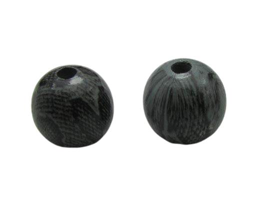 Snake Wooden Beads NSSB-03-20mm