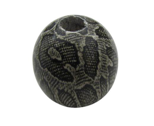 Snake Wooden Beads NSSB-03-40mm