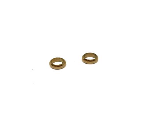 Stainless steel part for round leather SSP-179-5MM Gold
