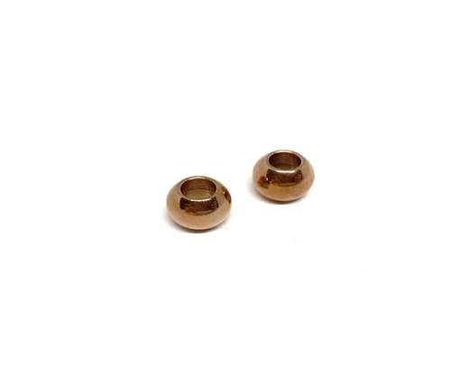 Stainless steel part for round leather SSP-206-5MM Rose Gold