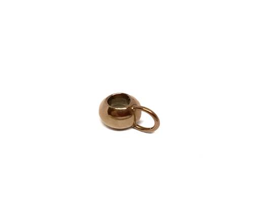 Stainless steel part for round leather SSP-207-3mm Rose Gold