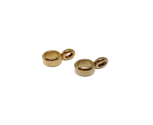 Stainless steel part for leather SSP-238 -7mm Gold