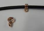 Stainless steel part for leather SSP-238-7mm-Rose gold
