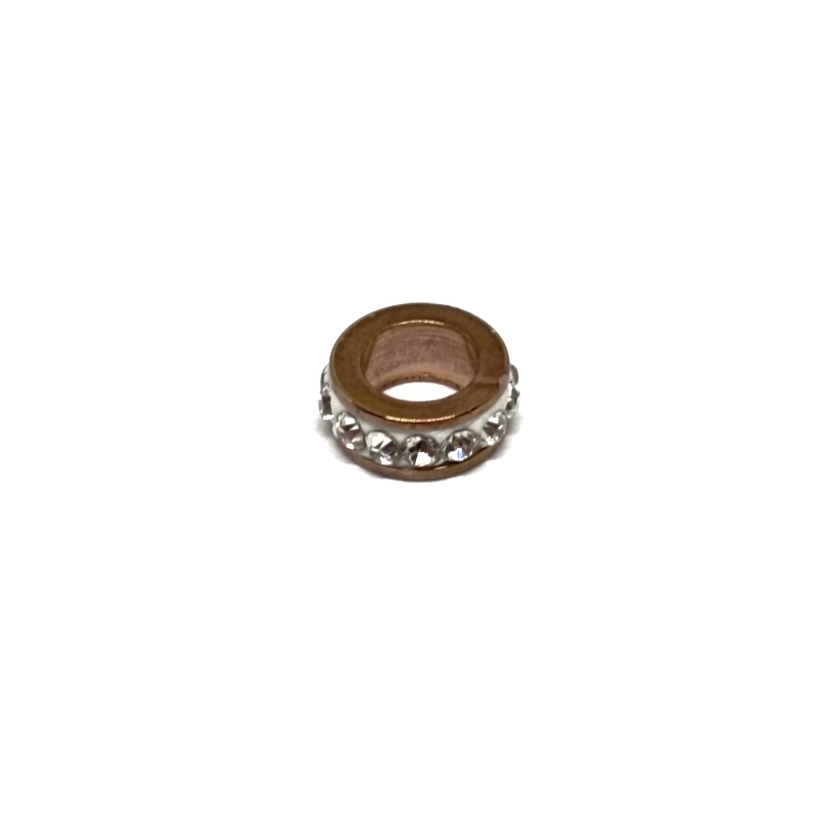 Stainless steel part for round leather SSP-360-4mm-Rose Gold