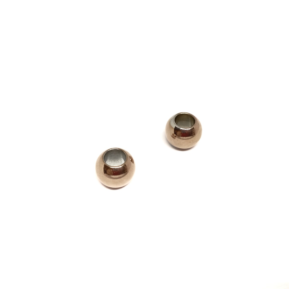 Stainless steel part for round leather SSP-36-4mm-Rose Gold