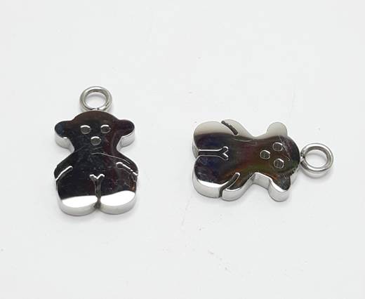 Stainless steel charm SSP-536-10MM