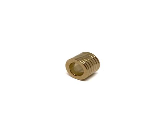 Stainless steel part for leather SSP- 58-6mm Gold