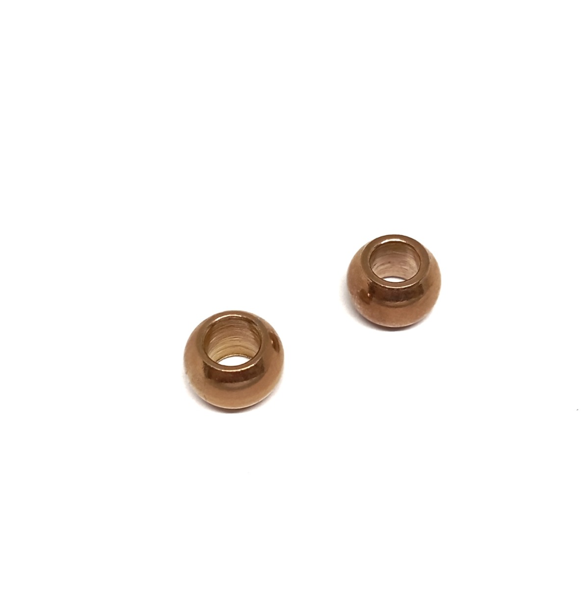 Stainless steel part for round leather SSP-70-4*10mm Rose Gold