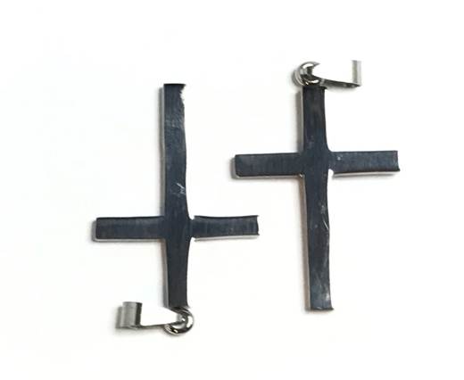 Stainless steel charm SSP-714-4*2.5cm*2.5mm-Steel