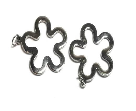 Stainless steel charm SSP-728-29*32mm-Steel