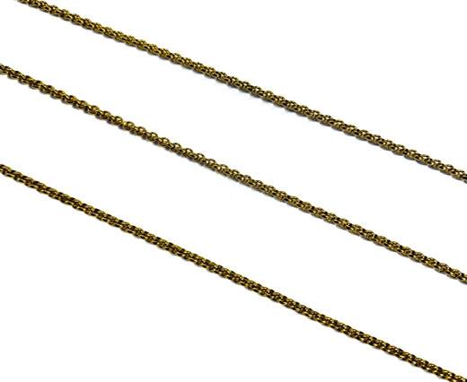 Stainless Steel Chains,Gold,Item 12 - 2mm