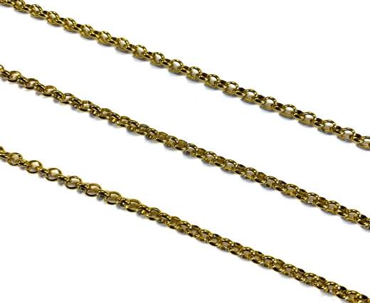 Stainless Steel Chains,Gold,Item 12 - 3,5mm