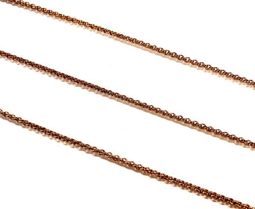 Stainless Steel Chains,Rose Gold,Item 12 - 3mm
