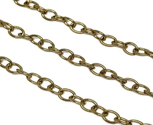 Stainless Steel Chains,Gold,Item 16