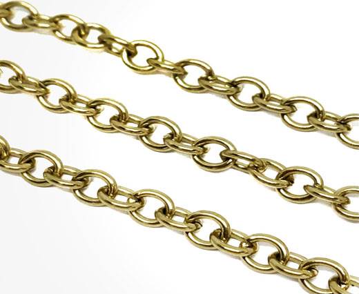 Stainless Steel Chains,Gold,Item 27