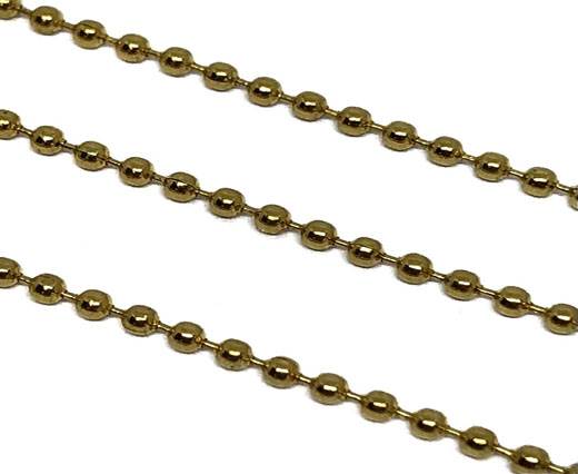 Stainless Steel Chains,Gold,Item 32-1,2mm