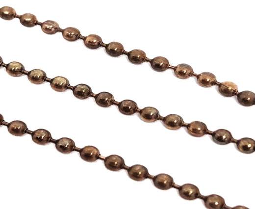 Stainless Steel Chains,Rose Gold,Item 32-1,2mm