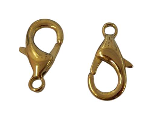 Stainless Steel Lobster Claw Clasp - SSP-43-24mm-Gold