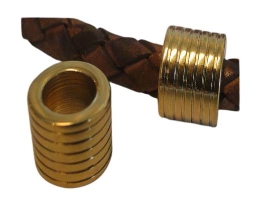 Stainless steel part for leather SSP-58 - 6,2mm GOLD
