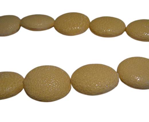 Sting Ray Beads - 18mm-Beige-Lenses