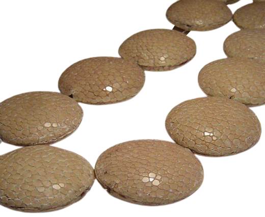 Sting Ray Beads - 30mm-Taupe-Lenses
