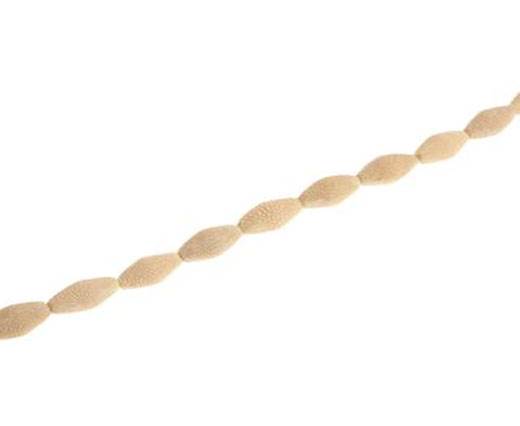 Sting Ray Beads - double-cone-ivory-non-polish