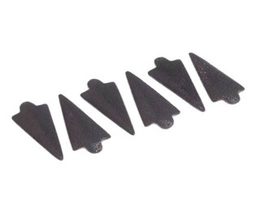Sting Ray Beads - equilateral-triangle-black-polish