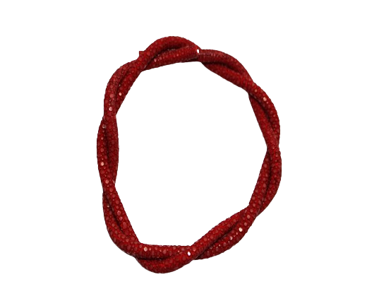 Stingray Cord - 4mm - Dark Red