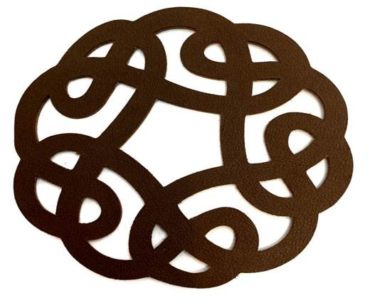 RoundTRIBAL-10cms-style2-BROWN