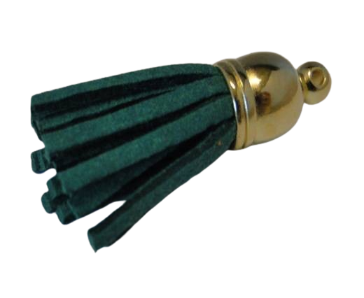 Tussels-Suede-Gold Caps-Green-30mm