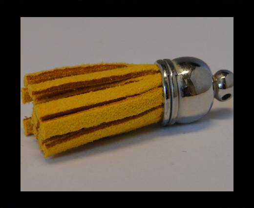 Tussels-Suede-Silver Caps-Yellow-30mm