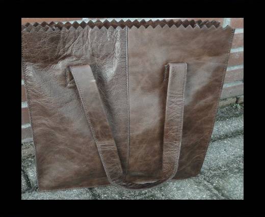 Vintage Leather Neptune Series-20515 -Distressed oily brown