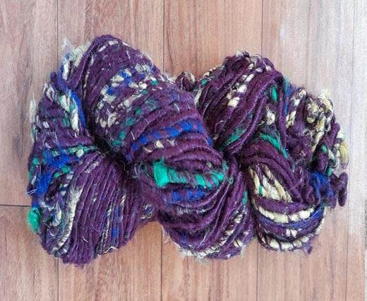Rough-Silk-Violet tone Banana Yarns