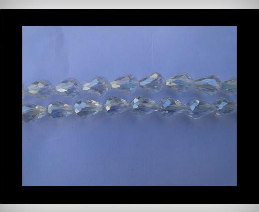 Water Glass Beads -8mm*11mm-Crystal AB