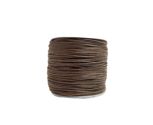 Wax Cotton Cords - 0,5mm - Coffee Brown