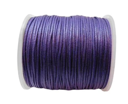 Wax Cotton Cords - 0,5mm - Dark Lavender